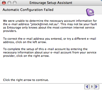 Setting Up Your E-mail in Microsoft Entourage