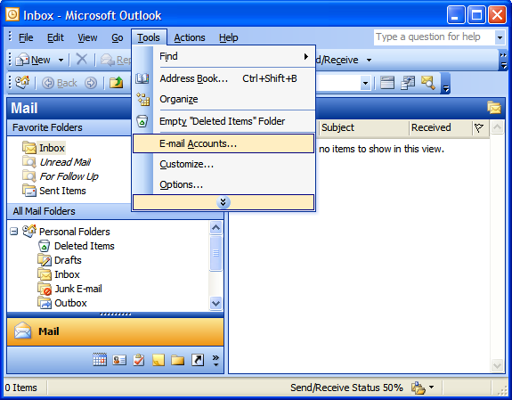 Setting Up Your E-mail in Microsoft Outlook
